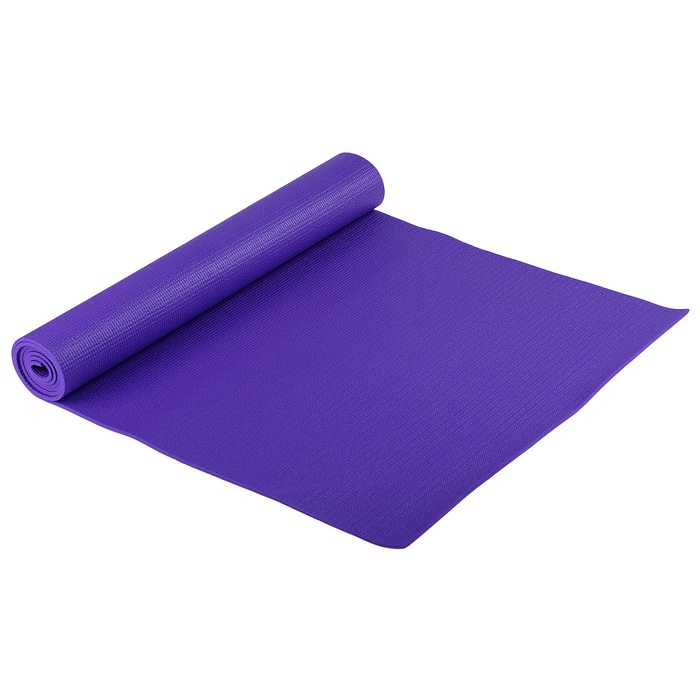 Коврик для йоги 173х61х0,5 см, цвет фиолетовый